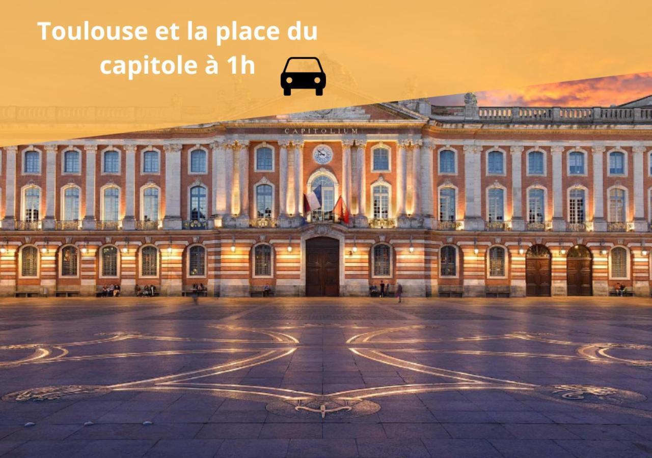 LE CONCORDE-Cosy-WIFI-Clim-Idéal-famille et pros Bram Exterior foto